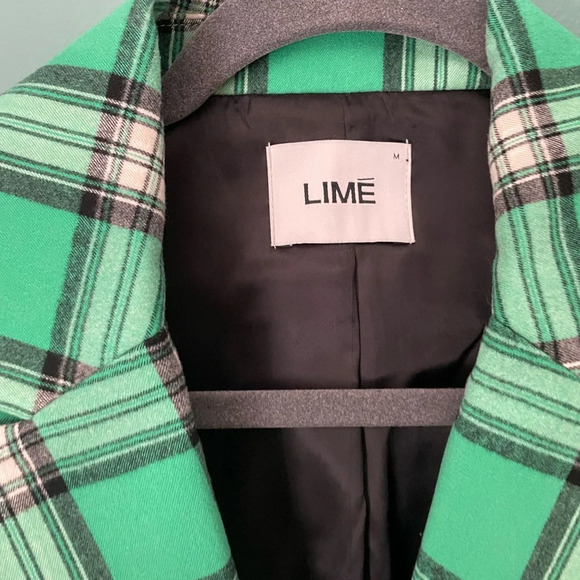 LiME - bottle green woman’s blazer jacket- size M - Picture 11 of 13